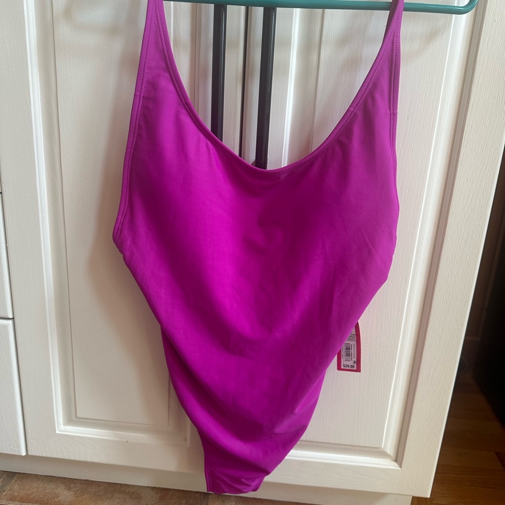 Target Fuchsia One-Piece Swimsuit